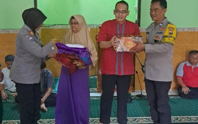 Wujud Kepedulian Polri, Polsek Laweyan Bagikan Perangkat Alat Sholat ke Rumah Pelayanan Panti Sosial Disabilitas Sensorik Netra “Bhakti Candrasa” Surakarta