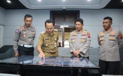 Kunjungi TMC, Walikota Dorong Polresta Surakarta Integrasikan Kamera CCTV Dengan Pihak Swasta