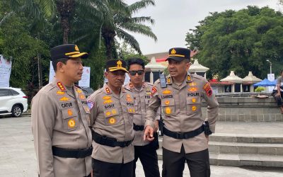 Kapolresta Surakarta Turun Langsung Pimpin Pengamanan Bukber Rekor Muri di Stadion Manahan