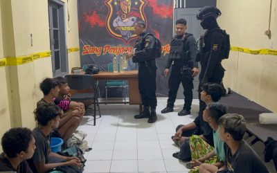 Patroli Sahur, Tim Sparta Polresta Surakarta Amankan 9 Pemuda Pesta Miras di Sumber