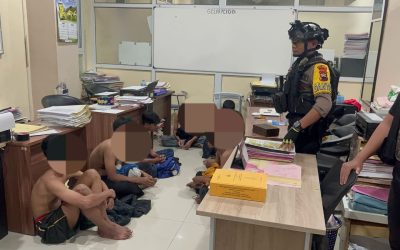 Tim Sparta Polresta Surakarta Amankan 9 Remaja Yang Akan Melakukan Perang Sarung di Brayat dan Solo Paragon