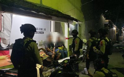 Tim Sparta Polresta Surakarta Amankan Tiga Pemuda Sedang Pesta Miras di Poskamling Mangkubumen