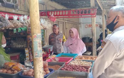 Polsek Jajaran Polresta Surakarta Cek Ketersediaan Sembako di Pasar