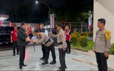 Kapolresta Surakarta Turun Langsung Kelapangan Pimpin Pengamanan Sepak Bola Antara Persis Solo Versus Bali United