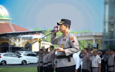 Polresta Surakarta Gelar Apel Operasi Aman Candi 2025, Tegaskan Komitmen Berantas Premanisme