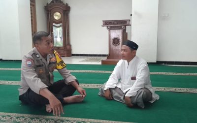 Bhabinkamtibmas Jagalan Sambangi Tokoh Agama, Ajak Bersama Jaga Kamtibmas