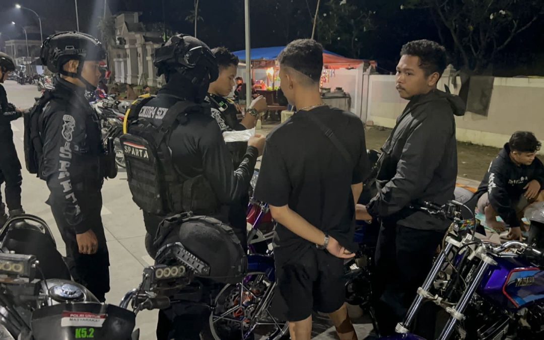 Diduga Akan Balap Liar di Simpang Joglo, Sepuluh Motor Dikandangkan Polresta Surakarta