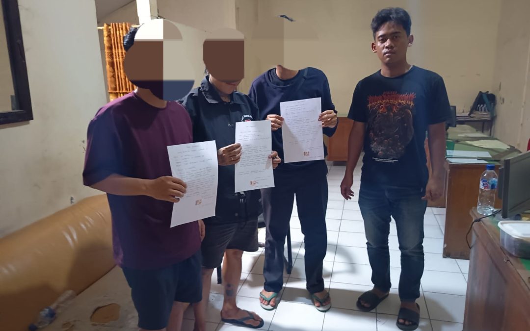 Unit Reskrim Polsek Banjarsari Amankan Tiga Pria atas Dugaan Pemerasan di Setabelan