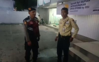 Satuan Samapta Polresta Surakarta Intensifkan Patroli Malam, Sambangi Petugas Keamanan Perbankan