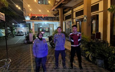 Sambangi Linmas Kelurahan, Sat Samapta Polresta Surakarta Ajak Ikut Serta Jaga Kamtibmas