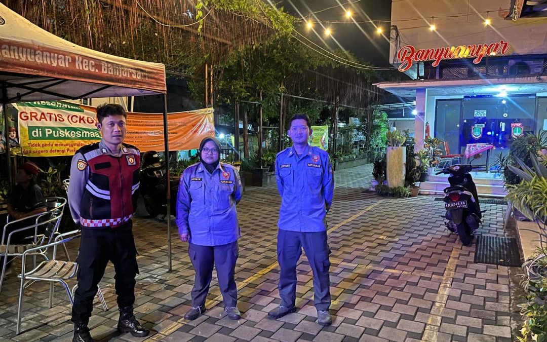 Sat Samapta Polresta Surakarta Gelar Patroli Sambangi Linmas Ajak Ikut Serta Jaga Kamtibmas