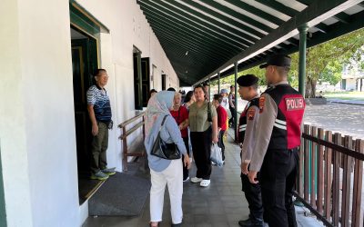 Unit Pam Obvit Sat Samapta Polresta Surakarta Laksanakan Patroli Dialogis di Sejumlah Objek Wisata Kota Solo