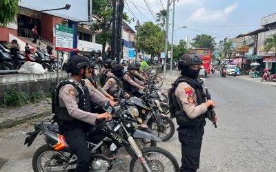 Pastikan Keamanan Libur Kenaikan Isa Almasih, Tim Sparta Polresta Surakarta Gelar Patroli