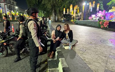 Cegah Premanisme, Tim Sparta Satuan Samapta Polresta Surakarta Intensifkan Patroli Malam Hari