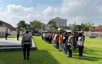 Polresta Surakarta Gelar Apel Anev Operasi Aman Candi 2025