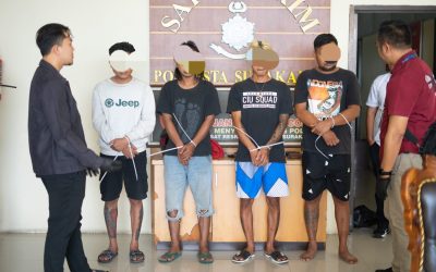 Empat Warga Banjarsari Diamankan Tim Resmob Polresta Surakarta Diduga Sebagai Pelaku Pelaku Pengeroyokan