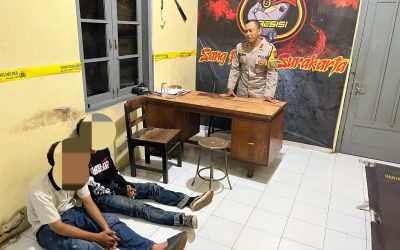 Tim Sparta Polresta Surakarta Amankan Dua Remaja Resahkan Warga di Mojosongo