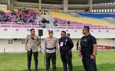 Kapolresta Surakarta Turun Langsung Pimpin Pengamanan laga Final Liga 4 Indonesia musim 2024–2025 antara Persika Karanganyar VS Tribrata Raflesia FC Bengkulu