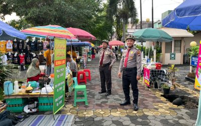 Satuan Samapta Polresta Surakarta Gelar Patroli Dialogis Dengan Pengunjung CFD