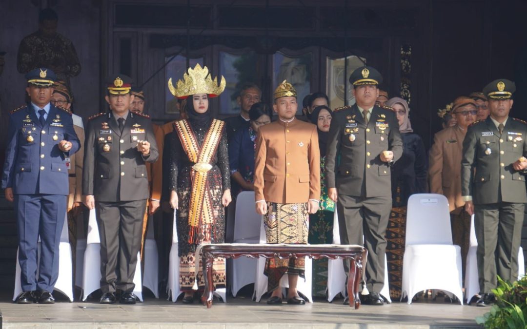 Kapolresta Surakarta Hadiri Upacara Peringatan Hari Lahir Pancasila di Balaikota Surakarta