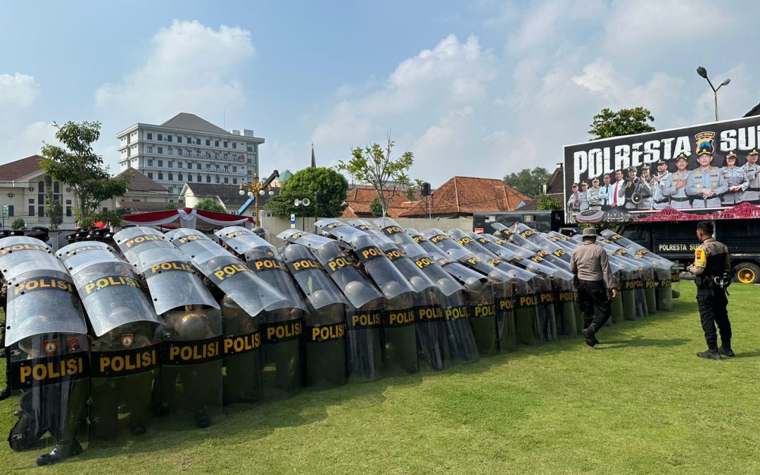 Polresta Surakarta Gelar Latihan Dalmas, Kesiapan Dalam Hadapi Unjuk Rasa Secara Humanis