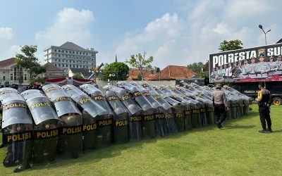 Polresta Surakarta Gelar Latihan Dalmas, Kesiapan Dalam Hadapi Unjuk Rasa Secara Humanis