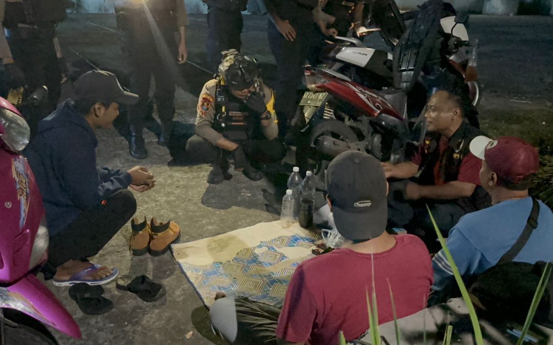 Tim Sparta Polresta Surakarta Amankan Empat Warga Saat Pesta Miras di Malam Takbiran Idul Adha