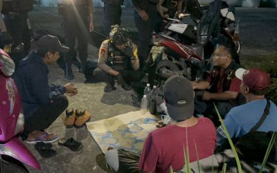 Tim Sparta Polresta Surakarta Amankan Empat Warga Saat Pesta Miras di Malam Takbiran Idul Adha
