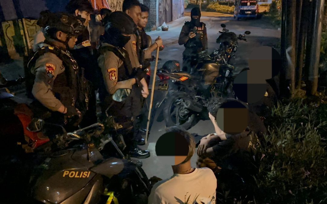 Tim Sparta Polresta Surakarta Amankan Tujuh Remaja Terlibat Konvoi Gangster di Jalan Kolonel Sutarto