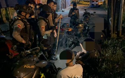 Tim Sparta Polresta Surakarta Amankan Tujuh Remaja Terlibat Konvoi Gangster di Jalan Kolonel Sutarto