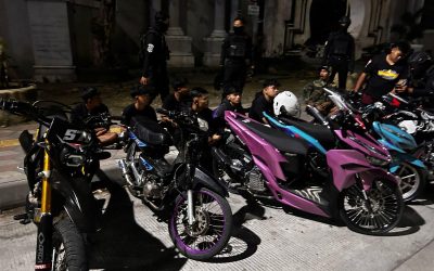Belasan Motor Berknalpot Brong Diamankan Tim Sparta Polresta Surakarta di Jalan Sumpah Pemuda