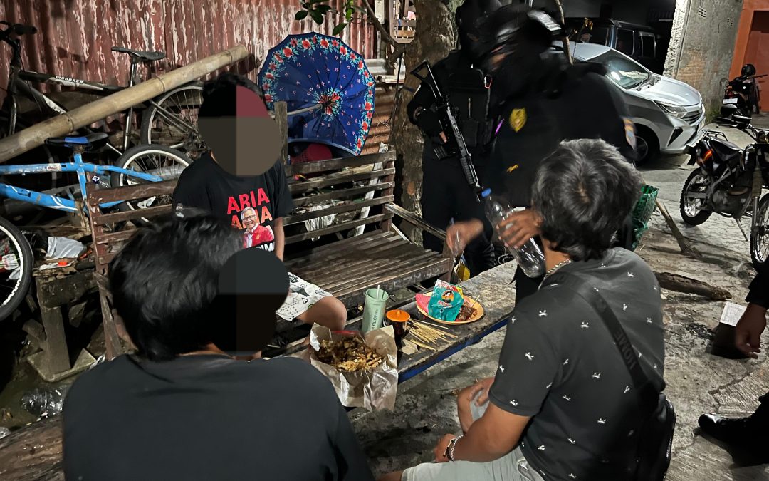 Sedang Asyik Pesta Miras di Nusukan, Tiga Warga Banjarsari Diamankan Tim Sparta Polresta Surakarta