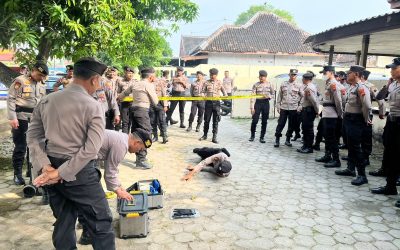 Tingkatkan Kemampuan Personil, Sat Samapta Polresta Surakarta Gelar Latkatpuan TPTKP