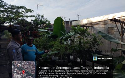 Dukung Asta Cipta Presiden, Polsek Serengan Turunkan Bhabinkamtibmas Dampingi Petani