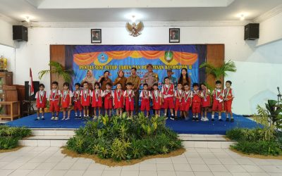 Bhabinkamtibmas Serengan Monitoring Pentas Seni dan Pelepasan TK Dewi Sartika