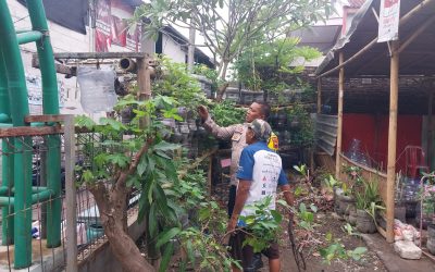 Sambangi Poktan Subur Sejahtera, Bhabinkamtibmas Tipes Berikan Motivasi