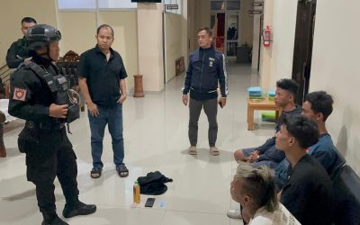 Tim Sparta Samapta Polresta Surakarta Amankan Empat Pemuda Pesta Miras dan Lakukan Penganiayaan di Nusukan