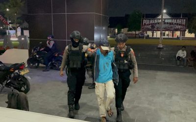 Seorang Pria Warga Lampung Selatan, Diamankan Tim Sparta Polresta Surakarta Diduga Sebagai Pelaku Pencurian Tabung Gas