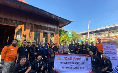 Polresta Surakarta Gelar Pemeriksaan Kesehatan Gratis untuk Pendekar Pencak Silat Sambut Hari Bhayangkara ke-79