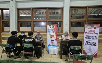Sambut Hari Bhayangkara ke 79, Polresta Surakarta Bersama Perguruan Pencak Silat Gelar Bakti Kesehatan