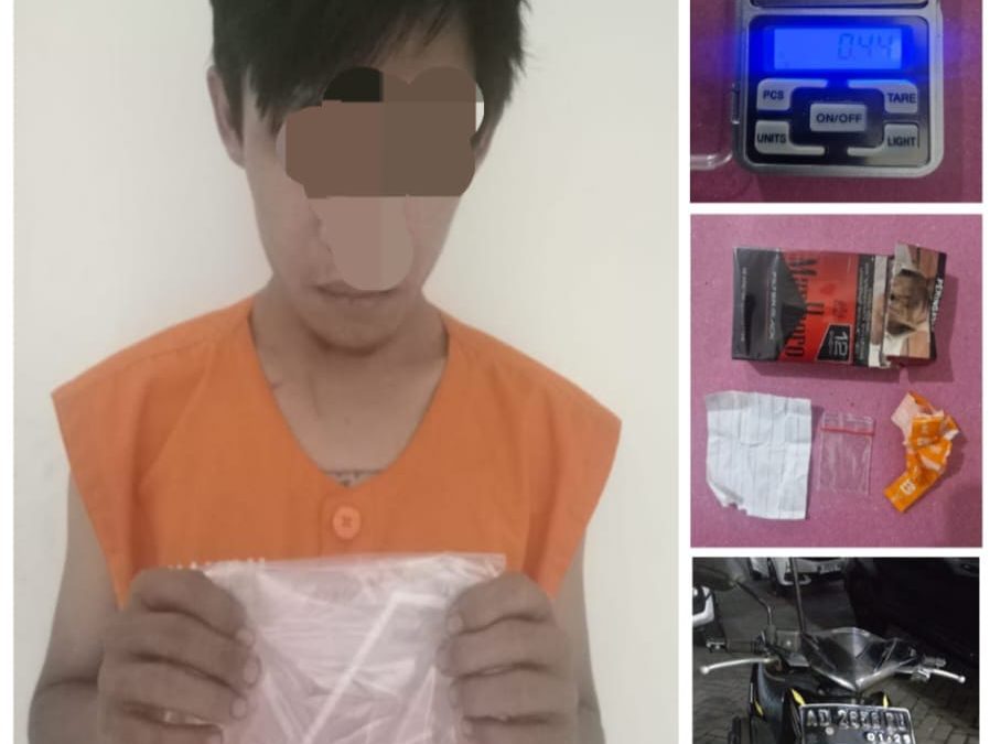 Seorang Kurir Diamankan Sat Resnarkoba Polresta Surakarta, ± 0,44 gram Sabu Berhasil Disita Petugas