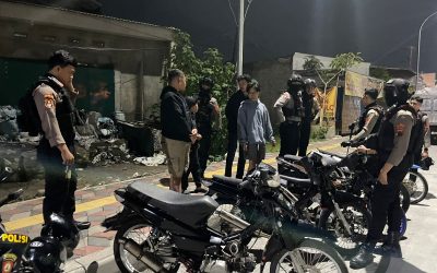 5 Motor Diamankan Tim Sparta  Polresta Surakarta di Underpass Joglo, Dalam Rangka Ops Patuh Candi 2025