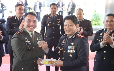 HUT Bhayangkara Ke-79, Polresta Surakarta Dapat Kejutan Dari Kodim 0735/Surakarta