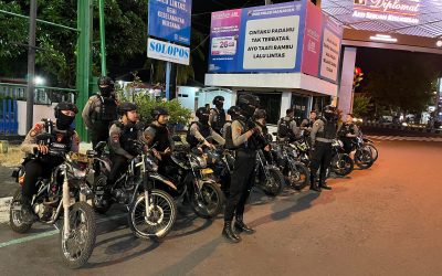 Polresta Surakarta dan Polsek Jajaran Gelar Penyekatan Warga PSHT di Batas Wilayah Kota