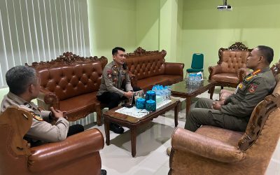 Kasat Samapta Polresta Surakarta Lakukan Kunjungan Kerja ke Satpol PP Kota Surakarta