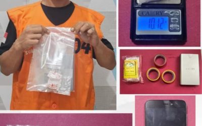 Satresnarkoba Polresta Surakarta Tangkap Kurir Sabu 10,12 Gram, Pelaku Diamankan Saat Memecah Paket di Rumahnya