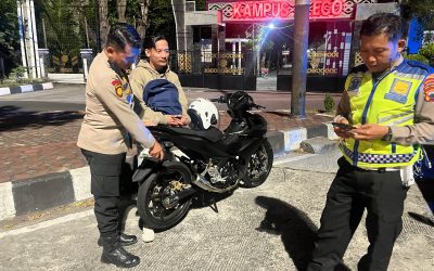 Polresta Surakarta Gelar Ops Patuh Candi 2025, Sasar Kendaraan Berknalpot Brong Puluhan Motor Diamankan