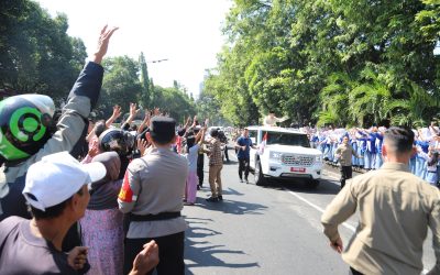 Pastikan Pengamanan Kunjungan Presiden dan Wakil Presiden RI Berjalan Aman, Kapolresta Surakarta Turun Langsung Dilapangan