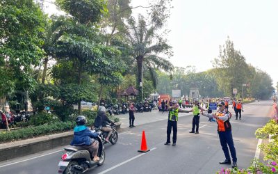 Polresta Surakarta Gelar Operasi Patuh Candi 2025 di Jalan Adi Sucipto, Tindak 33 Pelanggar