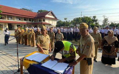 Bhabinkamtibmas Kelurahan Timuran Dukung Sekolah Ramah Anak di SMP N Khusus Olahraga Kota Surakarta